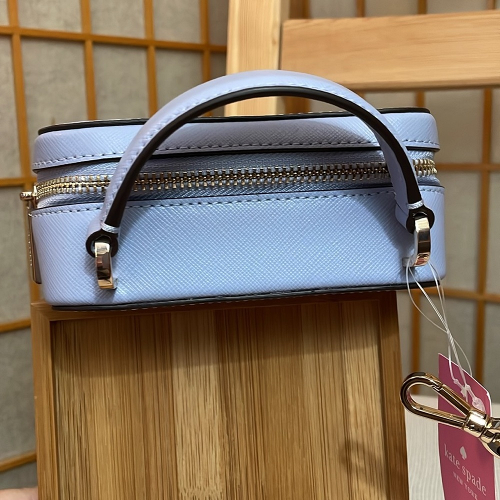 Kate Spade Daisy Vanity bag in Candied Flower Blue NWT - Picture 11 of 17
